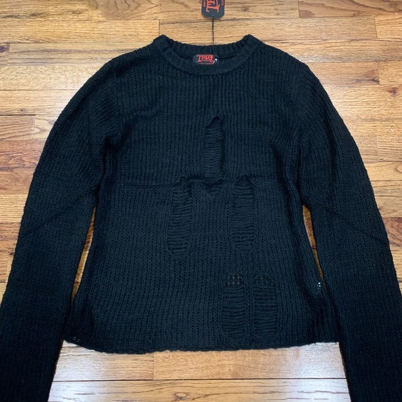TRIPP NYC Rag Stripe Sweater - Picture 1 of 2